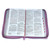 Biblia con Cierre Letra Grande 12 puntos RV1960 imit. azul/rosa/lila con índice