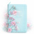 Biblia con Cierre Letra Grande 12 puntos RV1960, imit. piel floral turquesa con índice