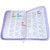 Biblia con Cierre Letra Grande 12 puntos RV1960, imit. floral lila con índice y canto floral