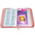 Biblia para Niñas Mi Gran Viaje Compacta con Cierre RV1960 imit piel rosa con corazones