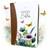 Biblia con Cierre Letra Gigante Manual 14 puntos RV1960, imit piel floral mariposa café con índice y canto floral
