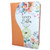 Biblia con Cierre Letra Gigante Manual 14 puntos RV1960, imit piel floral mariposa coral con índice y canto floral