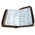 Biblia con Cierre Letra Gigante Manual 14 puntos RV1960 imit piel café con índice - Frutos del Espíritu