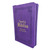 Biblia con Cierre Letra Grande RV1960 imit. piel morado con índice