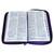 Biblia con Cierre Letra Grande RV1960 imit. piel morado con índice