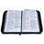 Biblia Tela Jean con Cierre Compacta 11 puntos RV1960 cinturón negro con índice