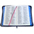 Biblia Letra Gigante Manual 14 puntos con Cierre RV1960, imit. piel azul floral con índice