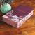 KJV Giant Print Standard Size Bible with Thumb Index: Purple floral faux leather