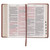 KJV Giant Print Standard Size Bible with Thumb Index: Saddle tan faux leather