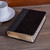 KJV Giant Print Standard Size Bible with Thumb Index: Two-tone black faux leather