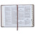 KJV Super Giant Print Standard Size Bible with Thumb Index: Chestnut brown faux leather