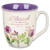 Ceramic Mug: Blessed is the one - Jeremiah 17:7, purple meadow