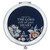 Compact Mirror: Trust in the Lord - Proverbs 3:5, silver metal