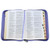 Biblia Bilingüe con Cierre RV1960-KJV imit. piel manual lavanda con índice