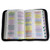 Biblia de Estudio Arcoíris con Cierre RV1960, imit piel negro con índice