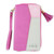 Biblia Chequera RV1960, imit. piel tricolor rosa/fucsia/gris claro con índice