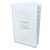 Biblia de Boda Letra Grande 12 puntos RV1960, imit piel blanco con índice - Aros
