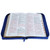Biblia con Cierre Letra Gigante Manual 14 puntos RV1960, imit piel negro/azul/brújula con índice