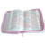 Biblia con Cierre Compacta 10 puntos RV1960, imit piel rosa mariposas floral con índice y canto floral