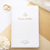 Biblia de Boda Letra Grande con Caja de Regalo RV1960, imit. piel blanco acentos dorados con índice