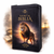 Biblia con Cierre Letra Grande 12 puntos RV1960, imit piel negro león en pie con índice