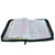 Biblia con Cierre Letra Súper Gigante 19 puntos Mediana RV1960 imit piel verde floral con índice y canto floral