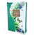 Biblia con Cierre Letra Súper Gigante 19 puntos Mediana RV1960, imit piel floral mariposa verde con índice y canto floral