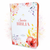 Biblia con Cierre Letra Gigante Manual 14 puntos RV1960, imit piel coral fantasía floral con índice y canto floral