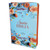 Biblia con Cierre Letra Gigante Manual 14 puntos RV1960, imit piel naranja y azul floral con índice y canto floral