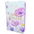 Biblia con Cierre Letra Gigante Manual 14 puntos RV1960, imit piel lila fantasía floral con índice y canto floral
