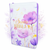 Biblia con Cierre Letra Gigante Manual 14 puntos RV1960, imit piel lila fantasía floral con índice y canto floral