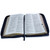 Biblia con Cierre Letra Gigante Manual 14 puntos RV1960, imit piel azul marino y gris con índice