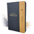 Biblia con Cierre Letra Grande 12 puntos RV1960, imit piel duotono negro y café con índice