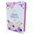 Biblia con Cierre Letra Gigante Manual 14 puntos RV1960, imit piel púrpura fantasía floral con índice y canto floral