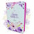 Biblia con Cierre Letra Gigante Manual 14 puntos RV1960, imit piel púrpura fantasía floral con índice y canto floral