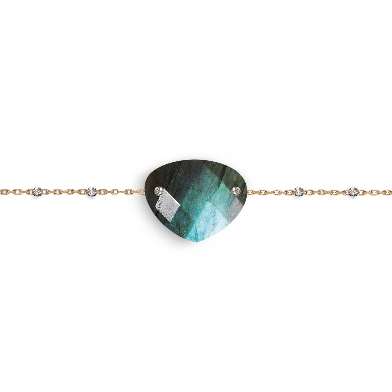 bracelet pierre fine, bracelet labradorite