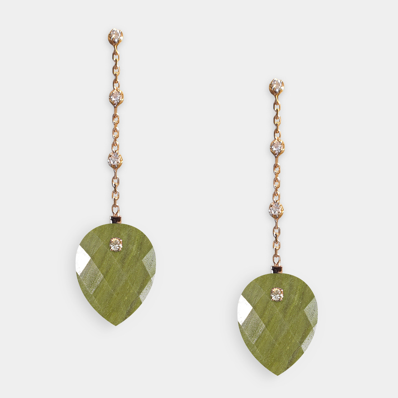 Bijoux Quartz Vert, Bijou Pierre Verte, Bijou Quartz LAYONE