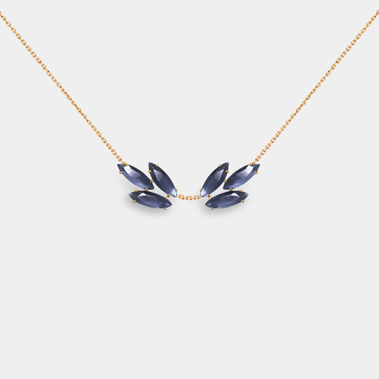 Collier Bengale Iolite, Collier Bengale Femme Iolite