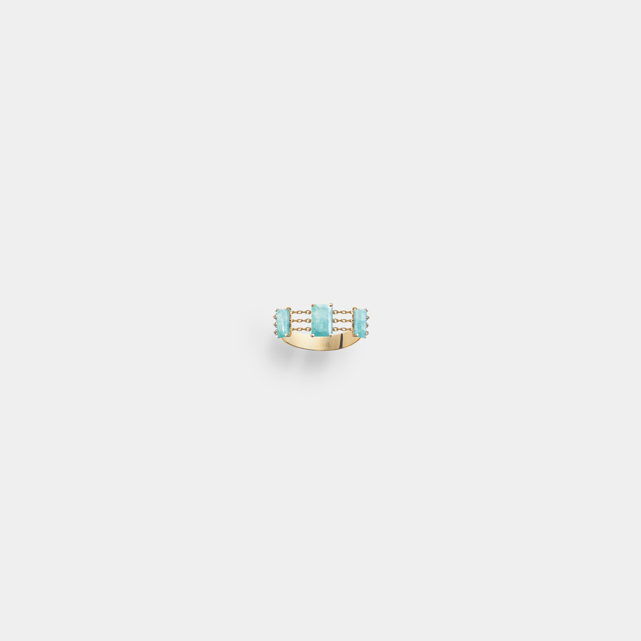 Bague Petit Modele Amazonite, Bague Femme Amazonite