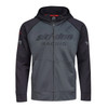 Ski-Doo New OEM Men's Large Heather Grey Sno-X Fleece Zip Up, 4544030927