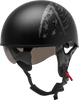 GMAX HH-65 Naked Bravery Helmet, 72-5647M