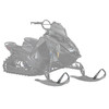 Polaris Snowmobile OEM Ski Toe, Stealth Gray, 2889421-804