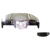 Tecniq OEM Black Base License Lamp Horizontal Plane Mount 18" Lead W/.180 Bullet, L12-WB8B-1