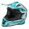 Polaris New OEM Unisex 2X-Large Black/Teal Tenacity 4.0 Helmet, 283314212