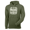 Polaris New OEM Men's Large Green Stamp Hoodie, 283306106