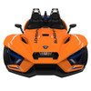 Polaris New OEM Pearl Meltdown Slingshot Vented Sport Hood, 2889432-707