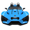 Polaris New OEM Miami Blue Slingshot Vented Sport Hood, 2889432-737