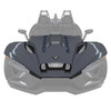 Polaris New OEM Stealth Gray Azure Crystal Slingshot Vent Sport Hood 2889432-834
