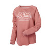 Polaris New OEM Women's Dust Rose Adventure Crew Sweatshirt, 286251306