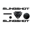 Polaris New OEM Slingshot Adhesive-Backed Blacked Out Badge Kit, 2889060